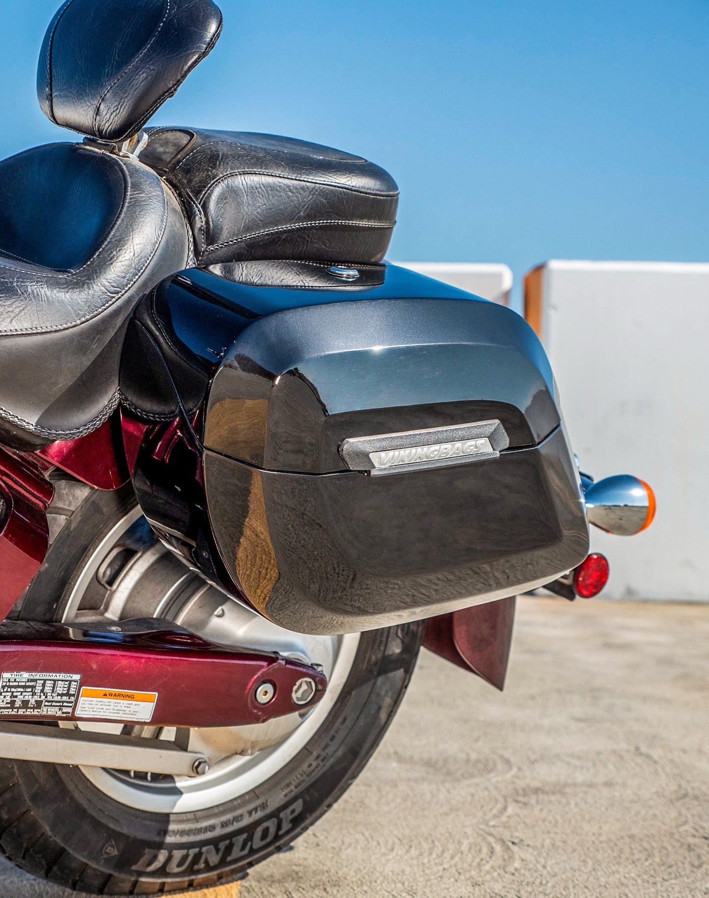 40L - Lamellar Raven XL Honda VT1300CT Interstate Painted Hard Alforjas