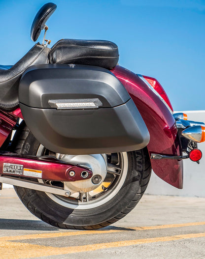 40L - Lamellar Raven XL Honda VT1300CT Interstate Matte Hard Alforjas