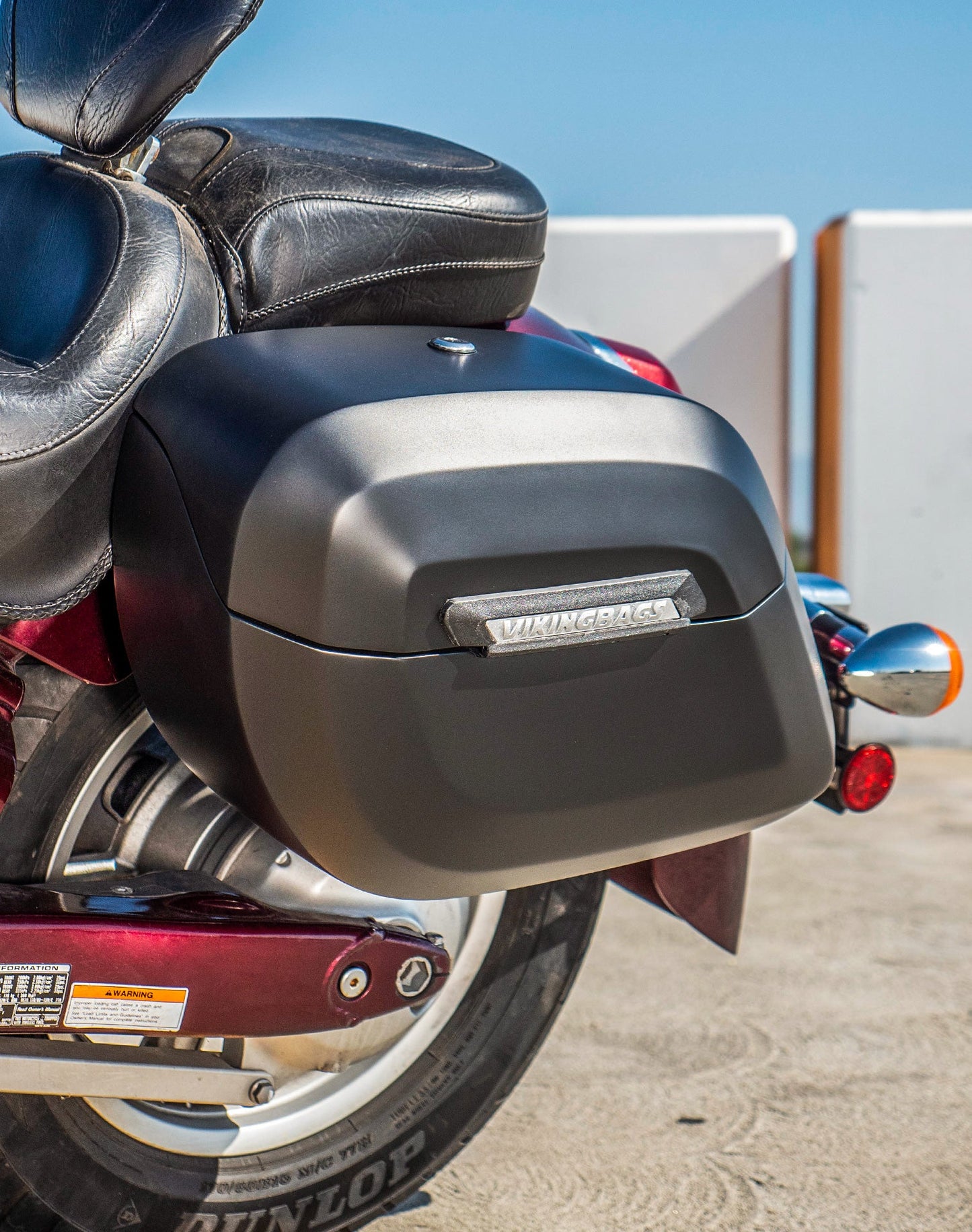 40L - Lamellar Raven XL Honda VT1300CT Interstate Matte Hard Alforjas