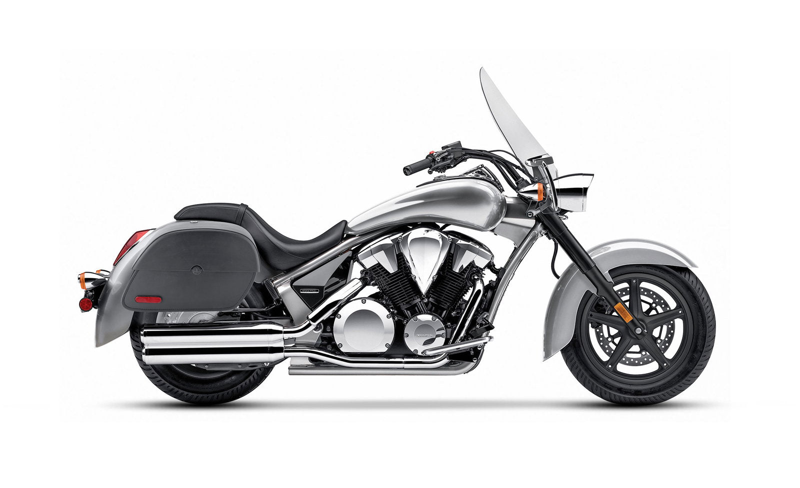 28L - Panzer Medium Hard Mount Honda VT1300CT Interstate Leather Alforjas