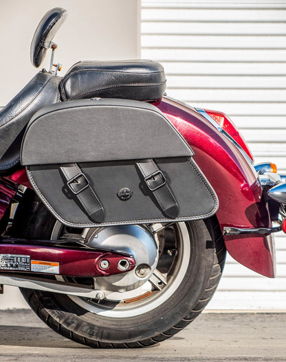 28L - Baelor Medium Hard Mount Honda VT1300CT Interstate Leather Alforjas