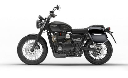 12L - Ironclad Quick Mount Medium Triumph Street Scrambler Painted Hard Solo Alforja (Left Only)