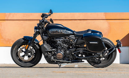 12L - Ironclad Quick Mount Medium Harley Sportster S (RH1250S) Painted Hard Solo Alforja (Left Only)