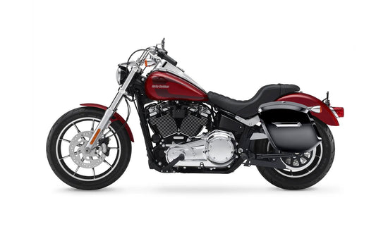 12L - Ironclad Quick Mount Medium Harley Softail Low Rider FXLR Painted Hard Solo Alforja (Left Only)