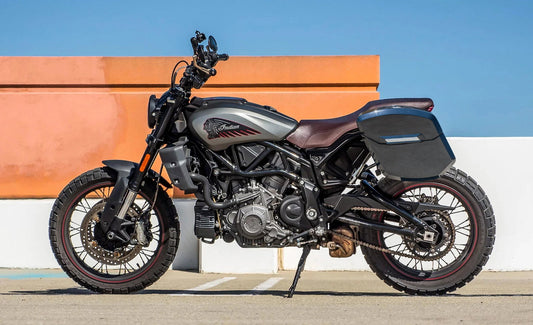 12L - Ironclad Quick Mount Medium Indian FTR 1200 Painted Hard Solo Alforja (Left Only)