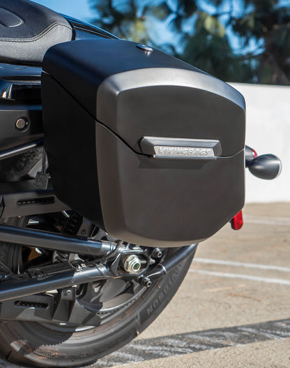 12L - Ironclad Quick Mount Medium Harley Sportster S (RH1250S) Matte Hard Solo Alforja (Left Only)