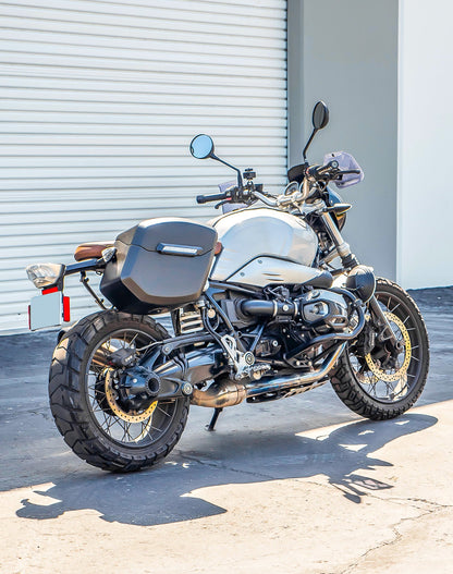 12L - Ironclad Quick Mount Medium BMW R nineT Matte Hard Solo Alforja (Right Only)
