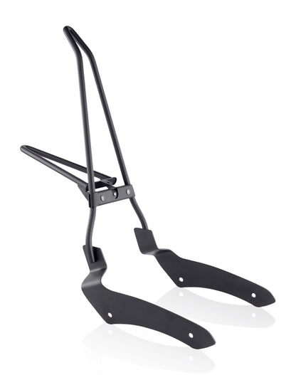 Iron Born Blade 25" Sissy bar with Foldable Luggage Rack para Kawasaki Vulcan 900 Classic, VN900 Matte Black