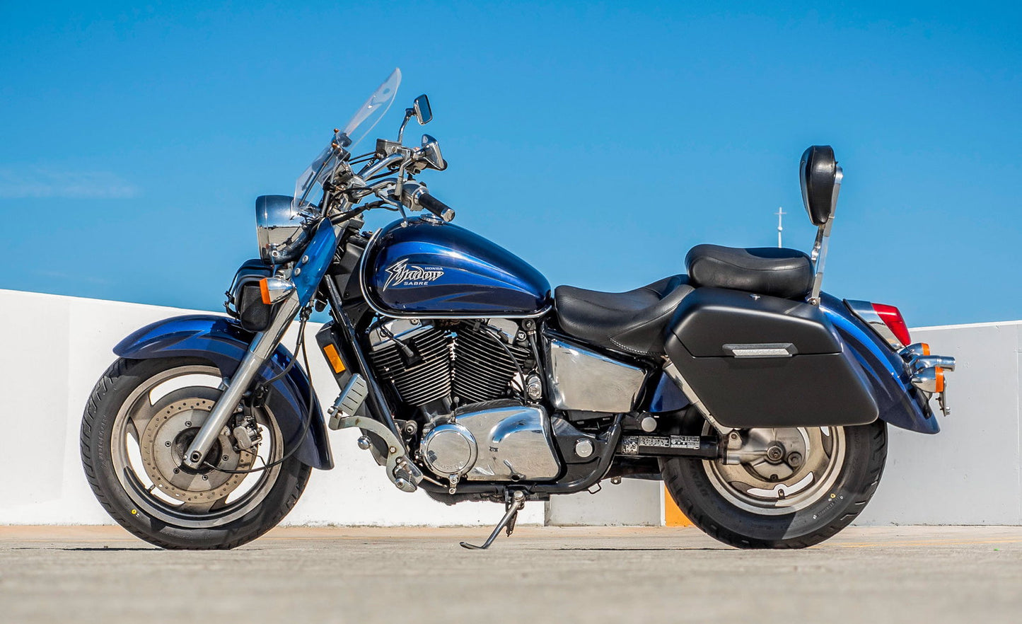 42L - Baldur XL Honda Shadow 1100 Sabre Matte Hard Alforjas