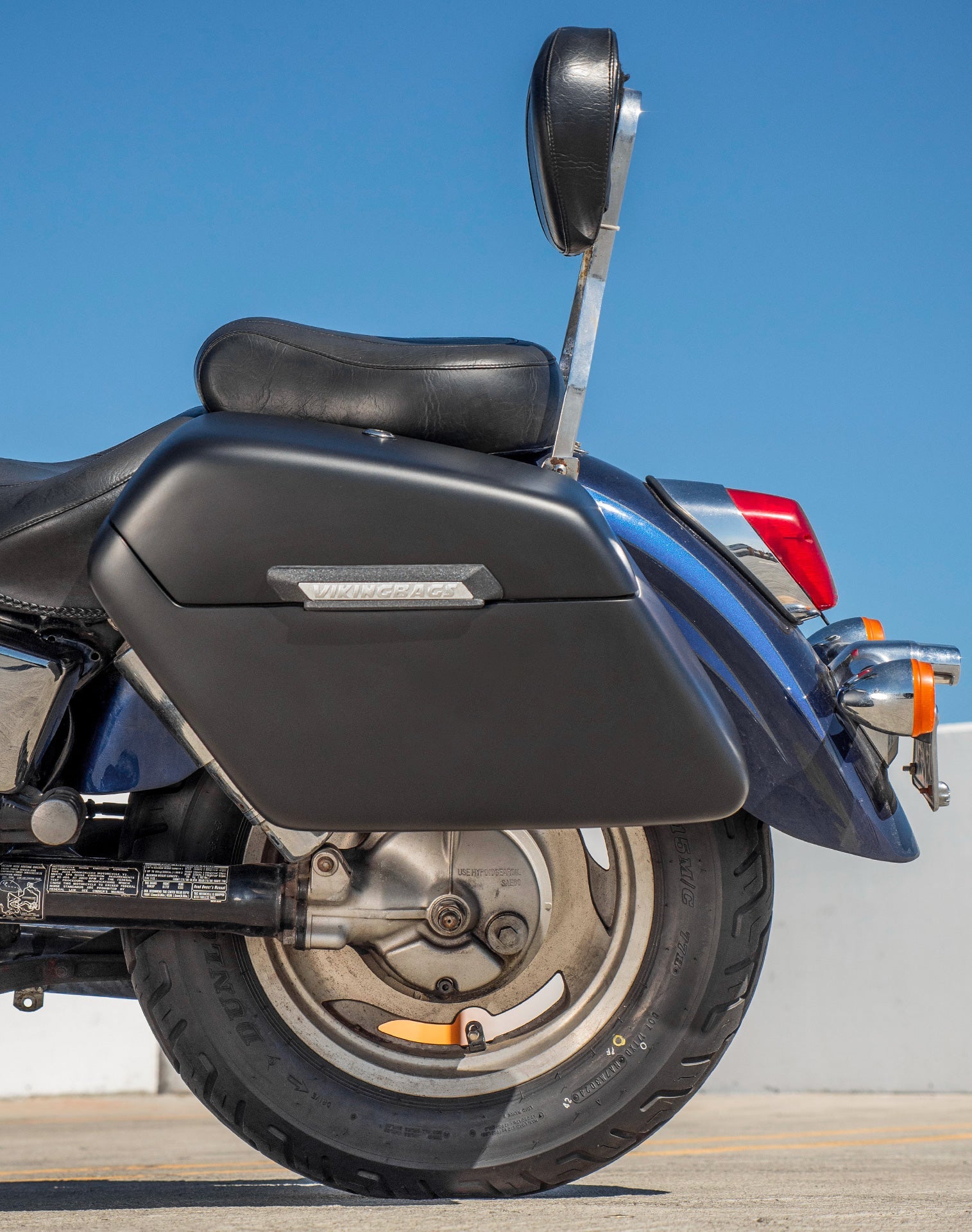 42L - Baldur XL Honda Shadow 1100 Sabre Matte Hard Alforjas