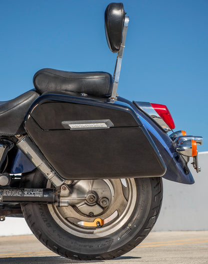 42L - Baldur XL Honda Shadow 1100 Sabre Painted Hard Alforjas