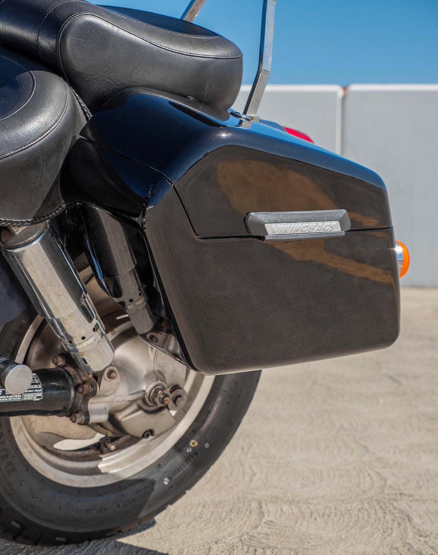 42L - Baldur XL Honda Shadow 1100 Sabre Painted Hard Alforjas