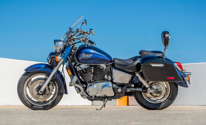 44L - Lamellar Stallion XL Honda Shadow 1100 Sabre Painted Hard Alforjas