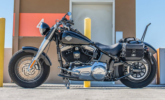 10L - Incognito Quick Mount Small Harley Softail Slim FLS Solo Alforja (Left Only)