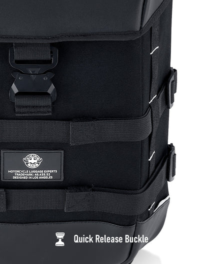 15L - Incognito Quick Mount Medium Harley Softail Slim FLS Solo Alforja (Left Only)