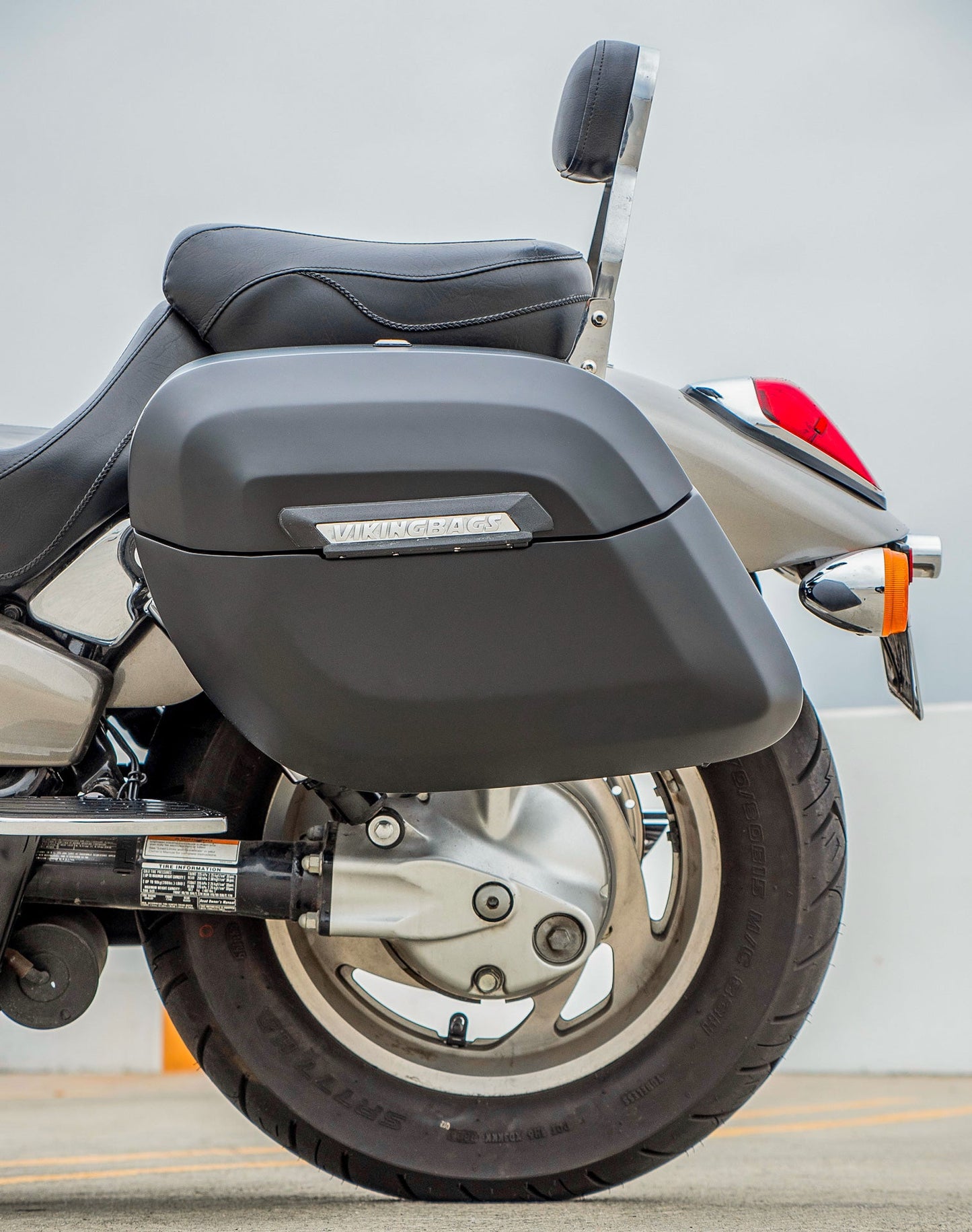 40L - Lamellar Raven XL Honda VTX 1300 C Matte Hard Alforjas