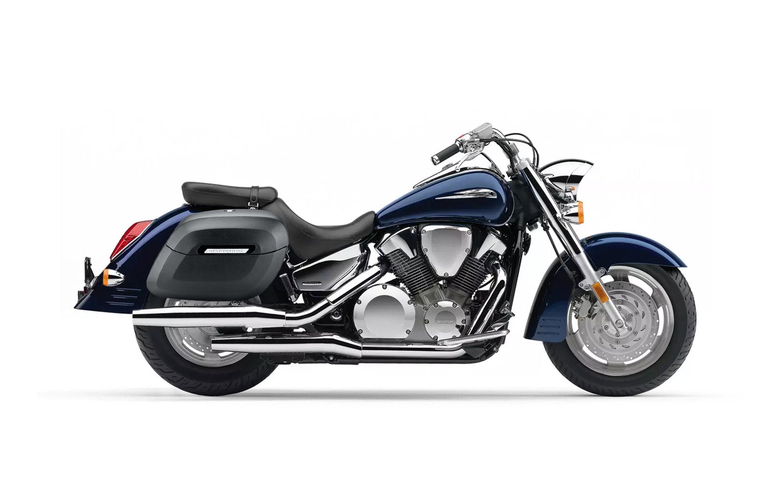 40L - Lamellar Raven XL Honda VTX 1300 R (Retro) Matte Hard Alforjas