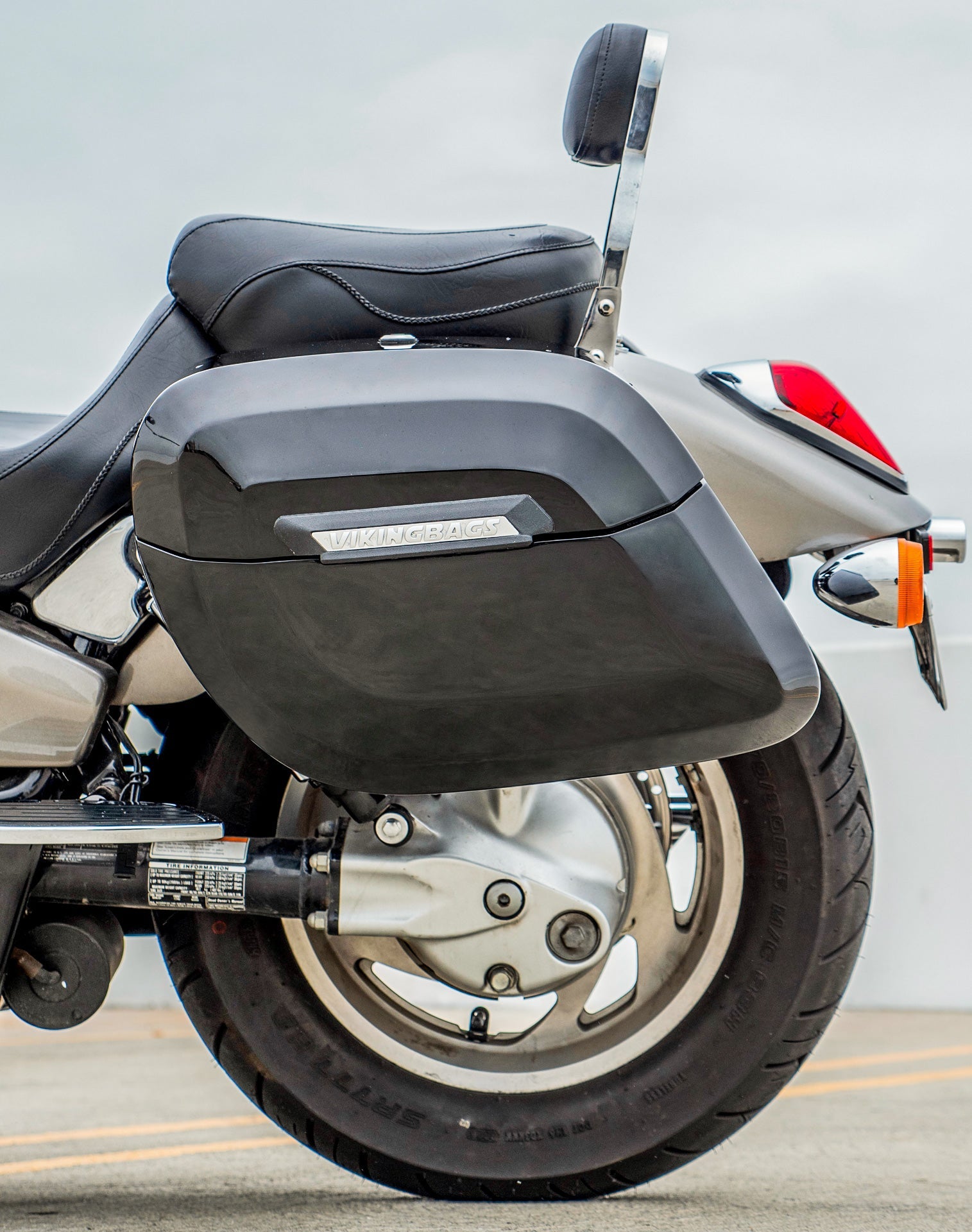 40L - Lamellar Raven XL Honda VTX 1800 N Painted Hard Alforjas