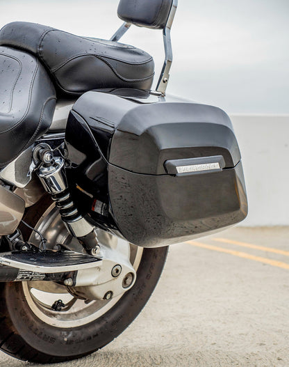 40L - Lamellar Raven XL Honda VTX 1800 N Painted Hard Alforjas