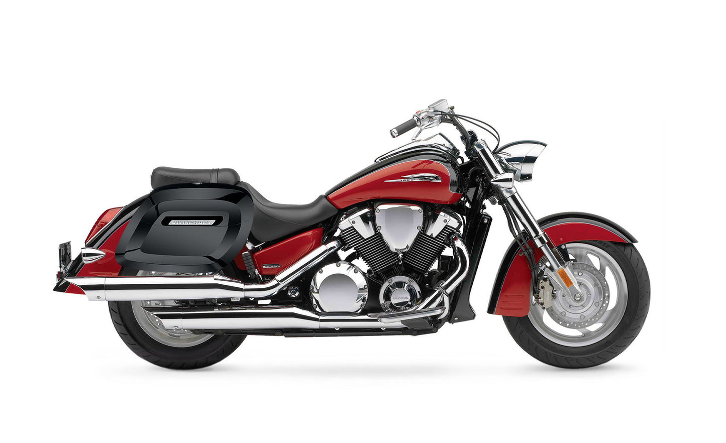 40L - Lamellar Raven XL Honda VTX 1800 R (Retro) Painted Hard Alforjas