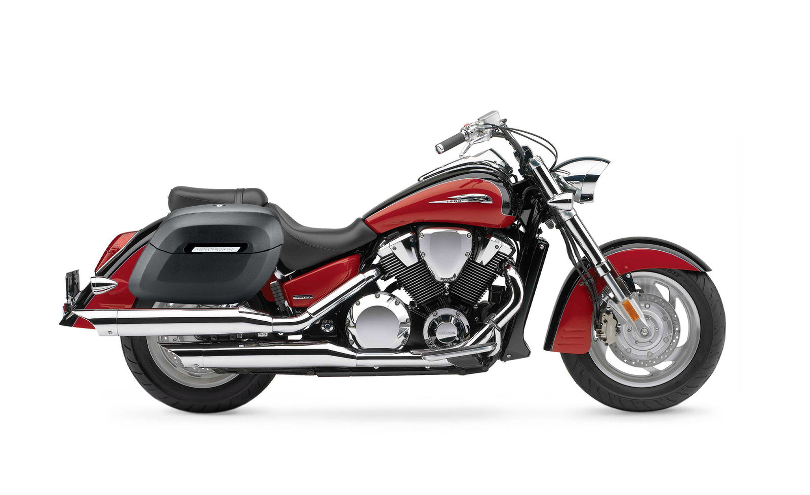 40L - Lamellar Raven XL Honda VTX 1800 R (Retro) Matte Hard Alforjas
