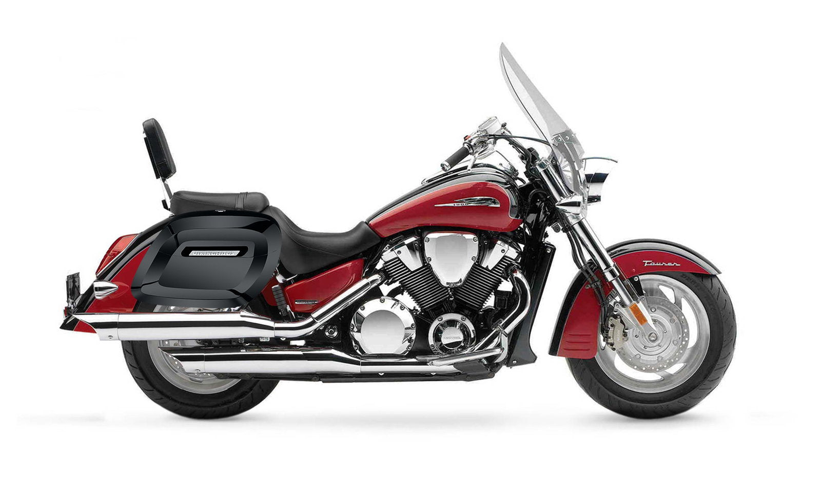 40L - Lamellar Raven XL Honda VTX 1800 T (Tourer) Painted Hard Alforjas