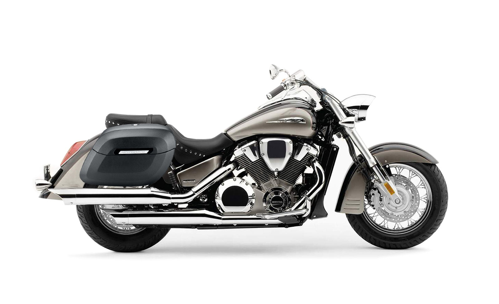 40L - Lamellar Raven XL Honda VTX 1800 S Matte Hard Alforjas
