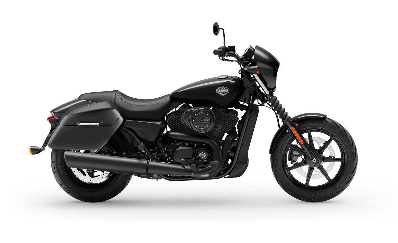 38L - Baldur XL Shock Cut-Out Harley Street 500 Matte Hard Alforjas