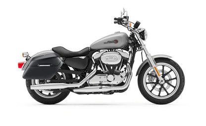 38L - Baldur XL Shock Cut-Out Harley Sportster Super Low XL883L Matte Hard Alforjas