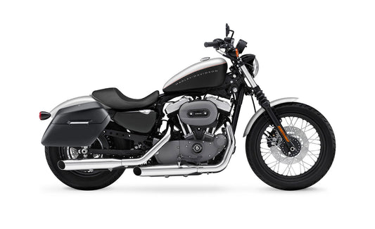 38L - Baldur XL Shock Cut-Out Harley Sportster 1200 Nightster XL1200N Matte Hard Alforjas