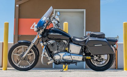 38L - Baldur XL Shock Cut-Out Honda Shadow 1100 Spirit Matte Hard Alforjas