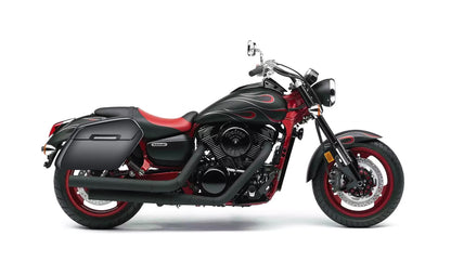 38L - Baldur XL Shock Cutout Kawasaki Mean Streak 1600 Painted Hard Alforjas
