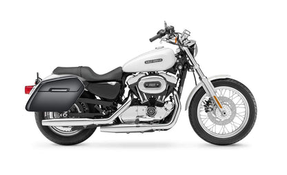 38L - Baldur XL Shock Cutout Harley Sportster 1200 Low XL1200L Painted Hard Alforjas