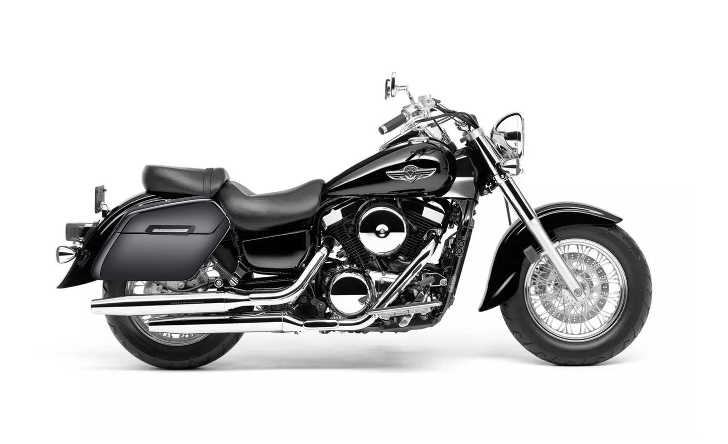 38L - Baldur XL Shock Cutout Kawasaki Vulcan 1500 Classic VN1500 Painted Hard Alforjas
