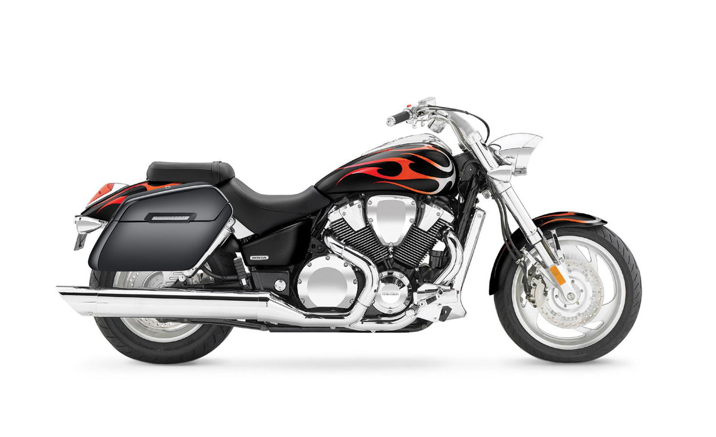 42L - Baldur XL Honda VTX 1800 C Painted Hard Alforjas