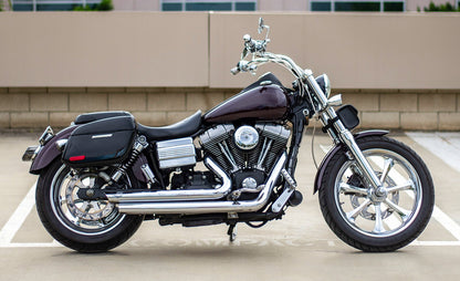 18L - Aegis Quick Mount Medium Shock Cut-Out Harley Dyna Street Bob FXDB/I Painted Hard Alforjas