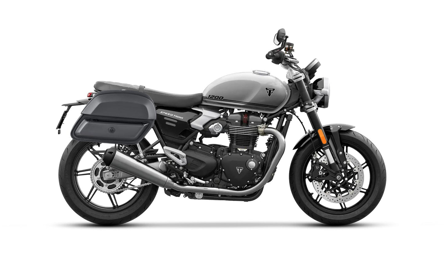 28L - Pantheon Quick-Mount Medium Triumph Speed Twin 1200 Motocicleta Alforjas