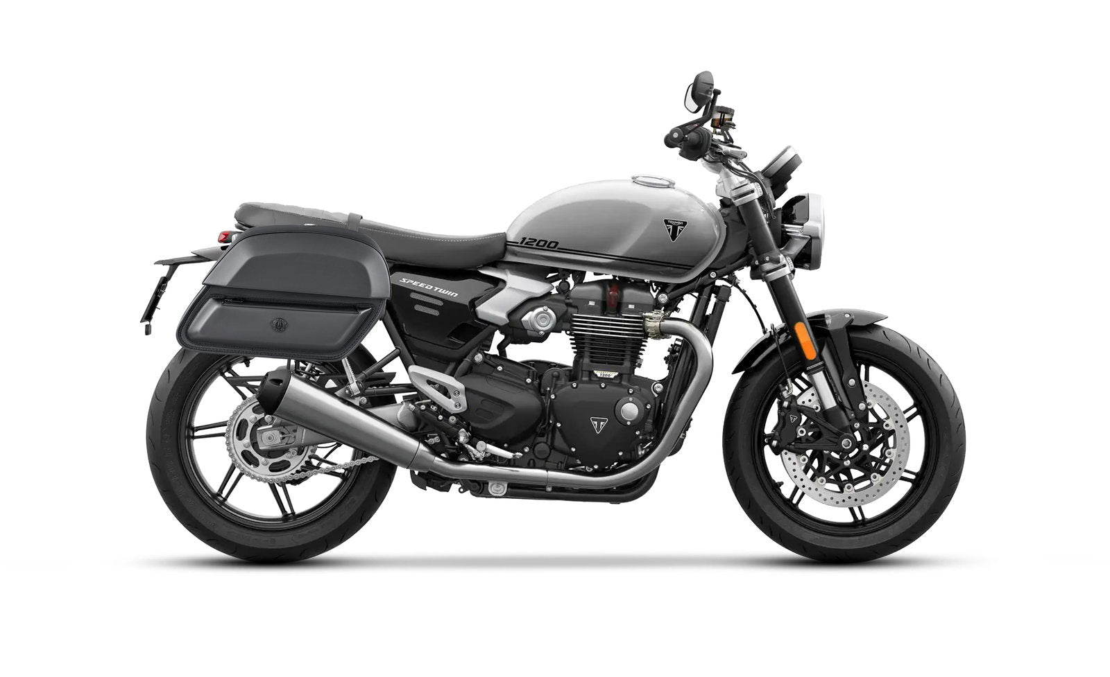 28L - Pantheon Quick-Mount Medium Triumph Speed Twin 1200 Motocicleta Alforjas