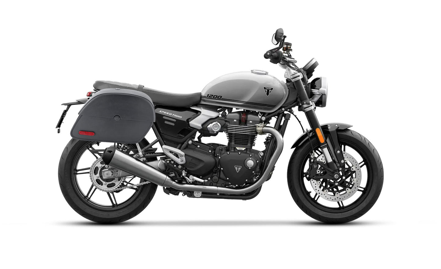28L - Panzer Quick-Mount Medium Triumph Speed Twin 1200 Leather Alforjas