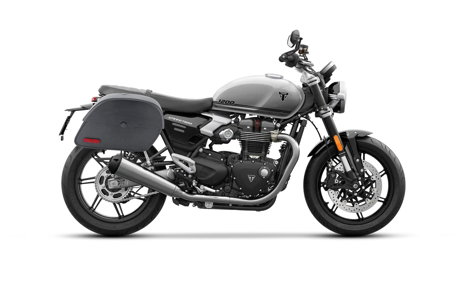 28L - Panzer Quick-Mount Medium Triumph Speed Twin 1200 Leather Alforjas