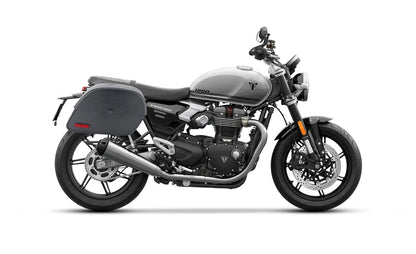 28L - Panzer Quick-Mount Medium Triumph Speed Twin 1200 Leather Alforjas