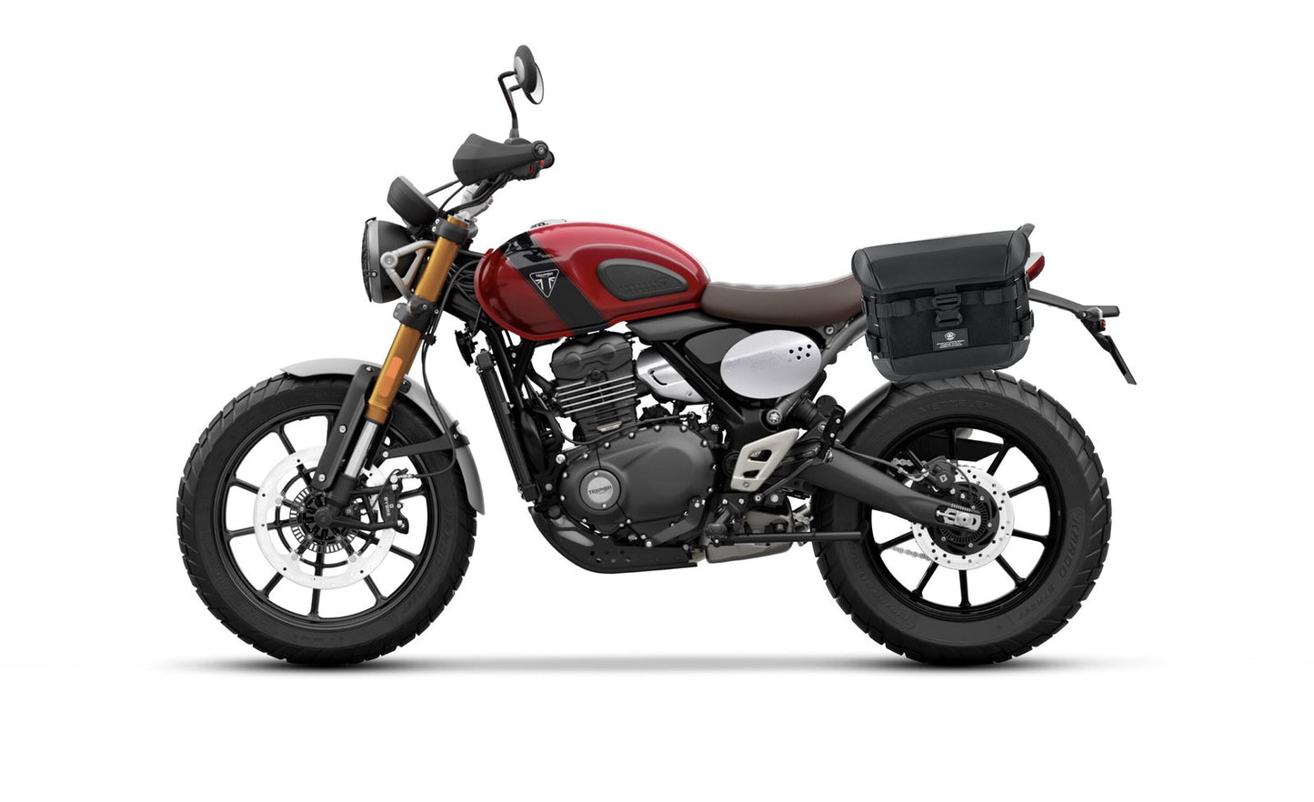 10L - Incognito Quick-Mount Small Triumph Scrambler 400 X Solo Alforja (Left Only)