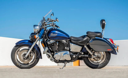 28L - Phantom Large Honda Shadow 1100 Sabre Painted Hard Alforjas