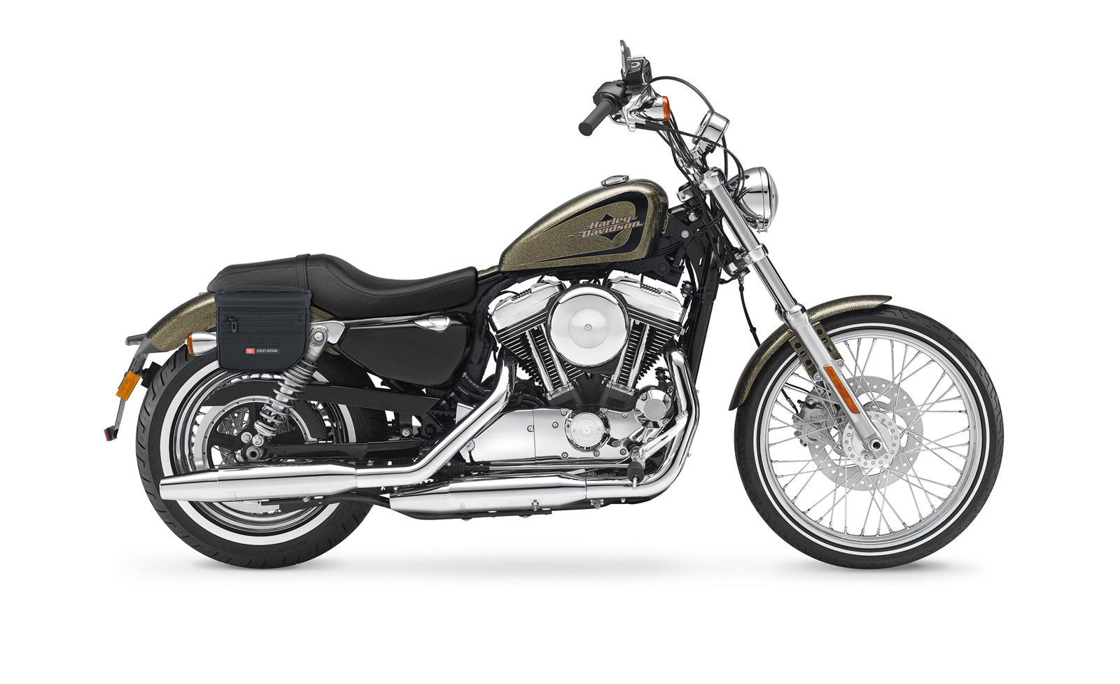 8L - Patriot Small Throw Over Alforjas para Harley Sportster 72 XL1200V