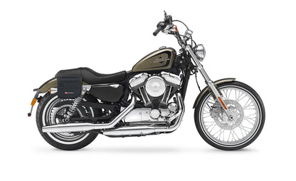 8L - Patriot Small Throw Over Alforjas para Harley Sportster 72 XL1200V