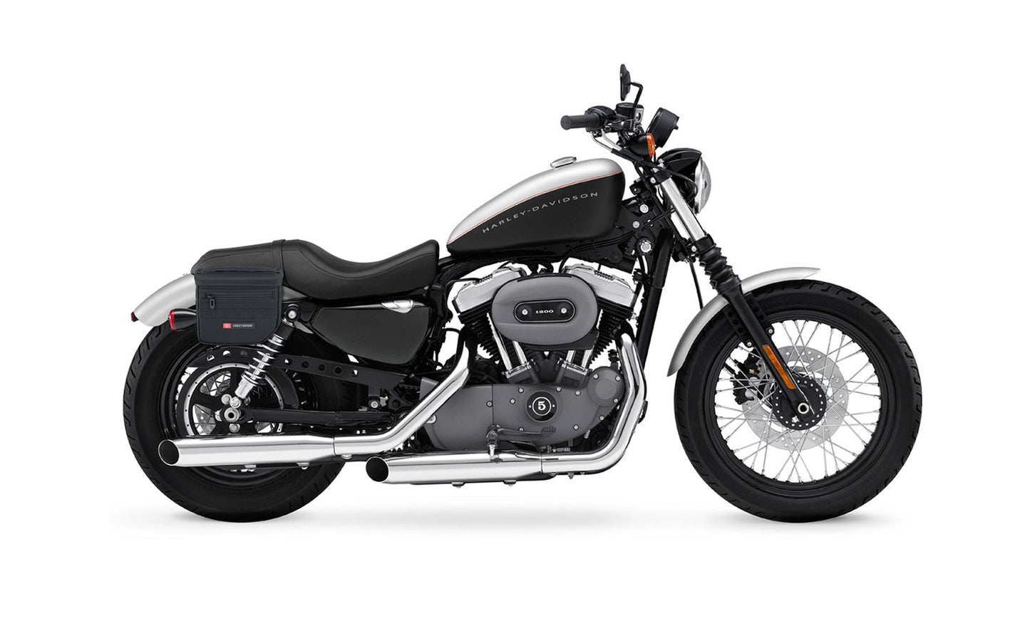 8L - Patriot Small Throw Over Alforjas para Harley Sportster 1200 Nightster XL1200N