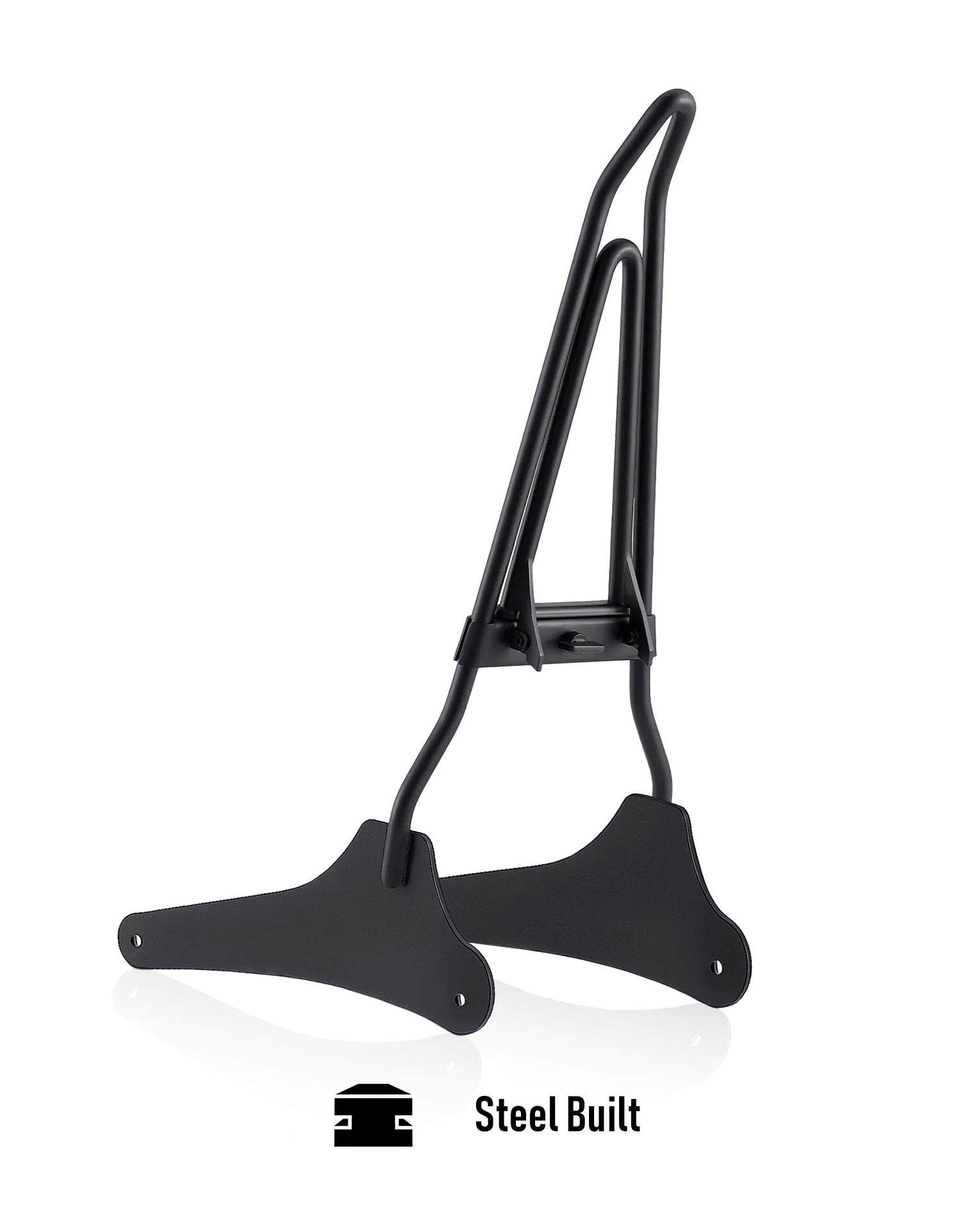 Iron Born Blade 25" Sissy bar with Foldable Luggage Rack para Harley Dyna Wide Glide FXDWG/I Matte Black