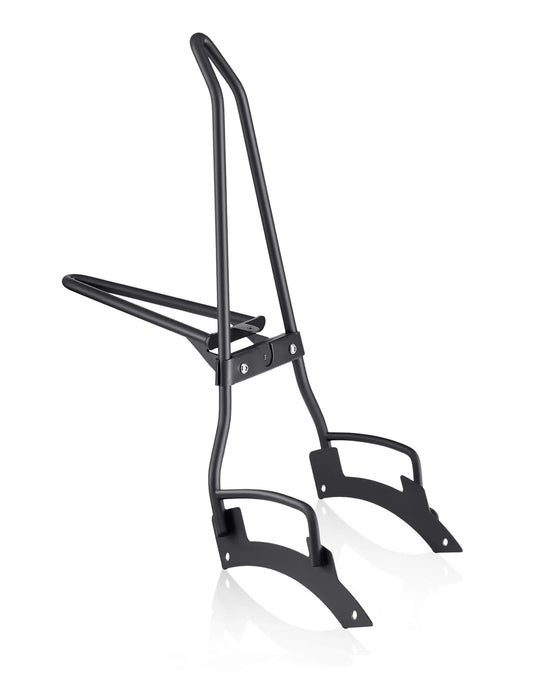 Iron Born Blade 25" Sissy bar with Foldable Luggage Rack para 2025+ Indian Scout Sixty Bobber Matte Black