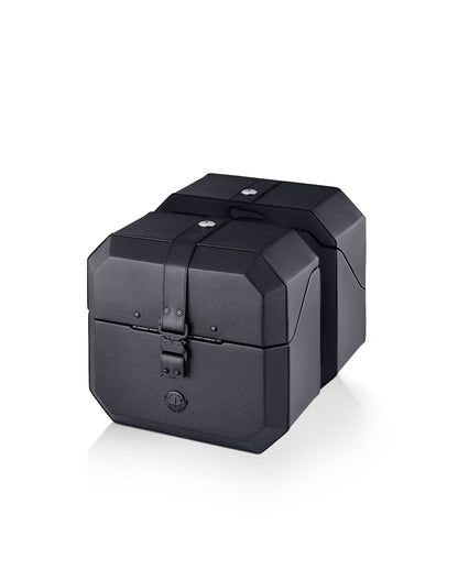 20L - Outlaw Quick-Mount Small Harley Sportster 1200 Nightster XL1200N Leather Wrapped Hard Alforjas