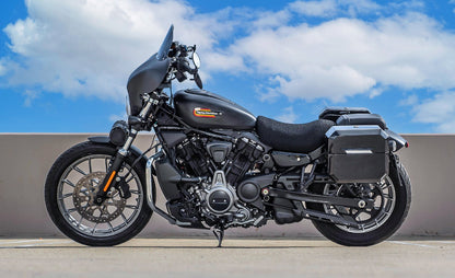 20L - Outlaw Quick-Mount Small Harley Sportster Nightster RH975/S Painted Alforjas